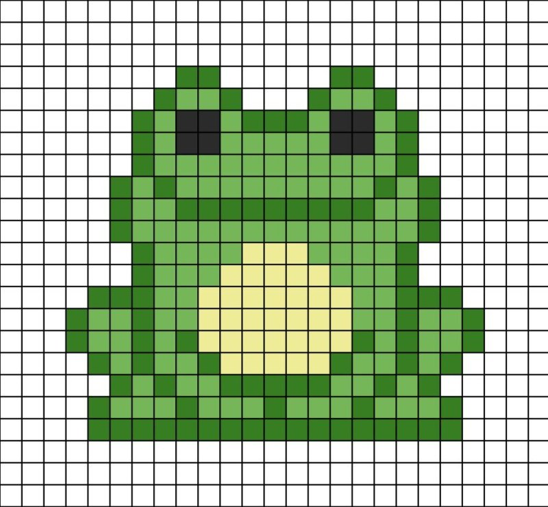 Frog Pixel Art