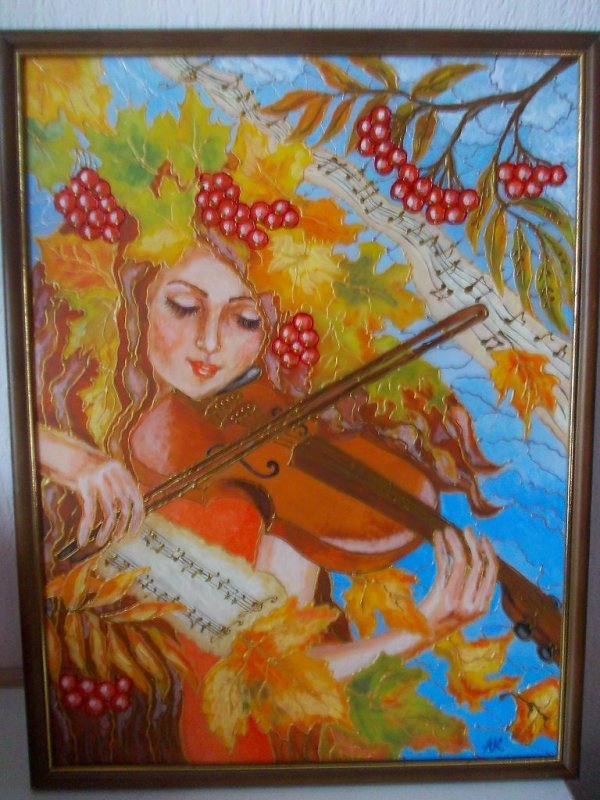 Мелодия осени поделка