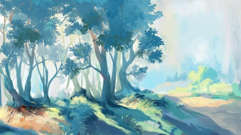 Пейзаж рисунок