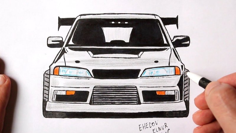Рисование автомобиля