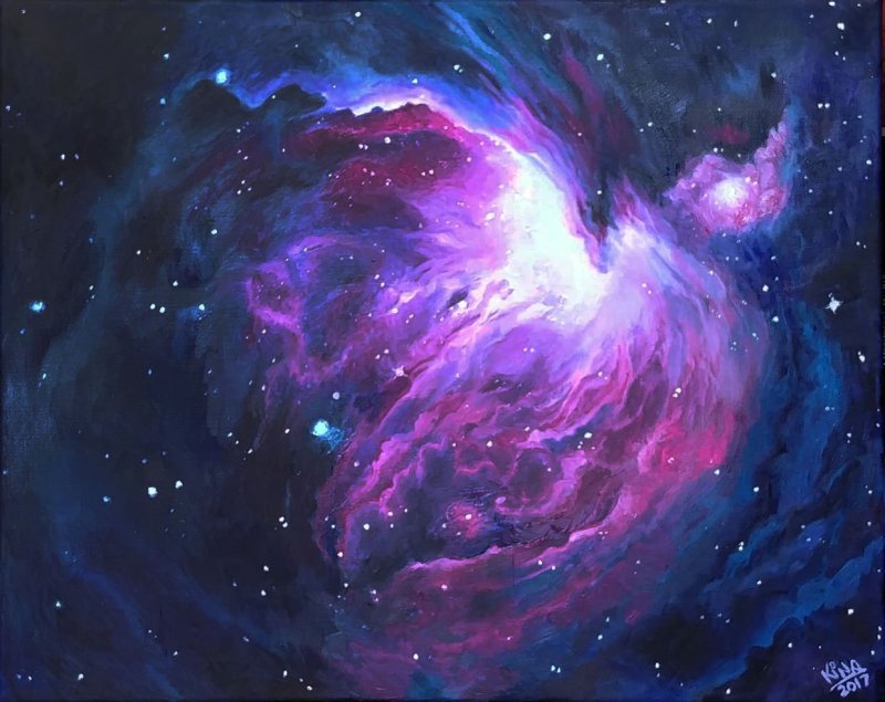 Фиолетовый космос