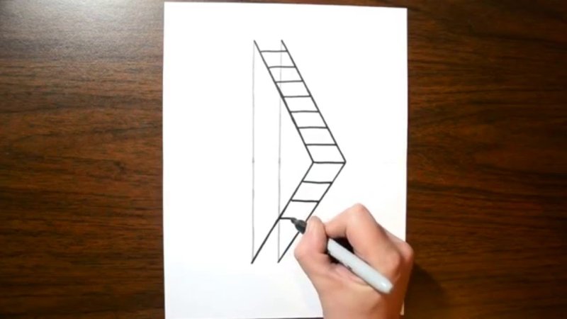 Рисунки иллюзии легкие
