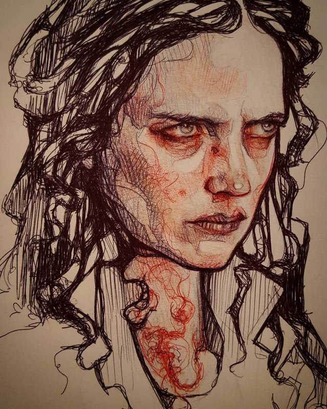 ева грин арт