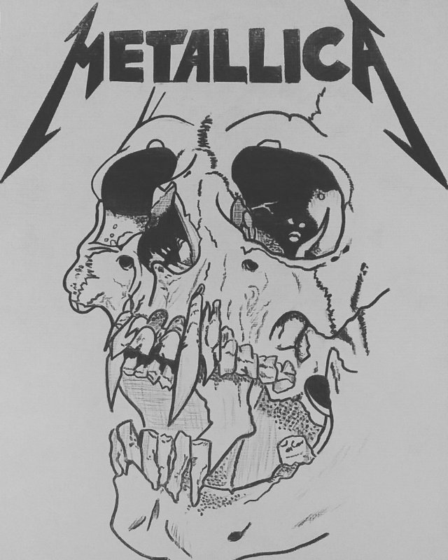 Металлика эскизы
