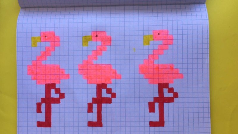 Рисунки по клеточкам