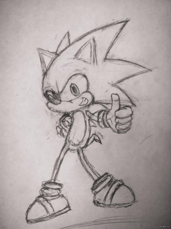 рисунки соника