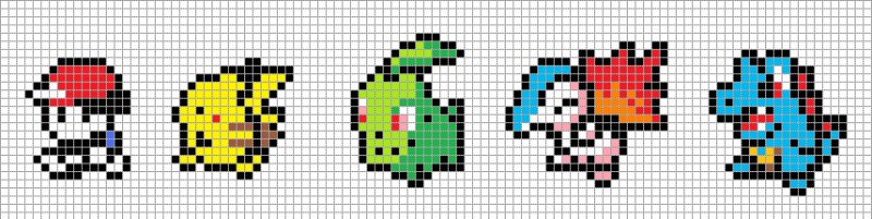 Рисунки по клеточкам маленькие