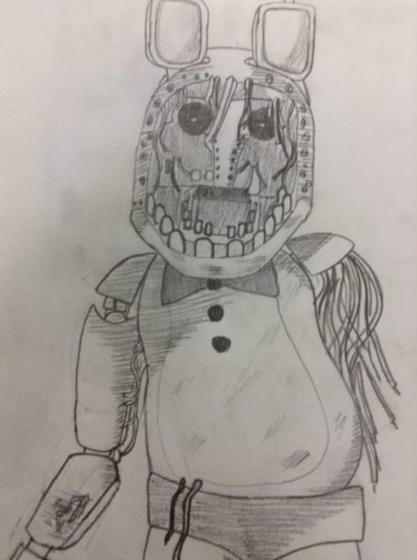 олд бонни раскраска