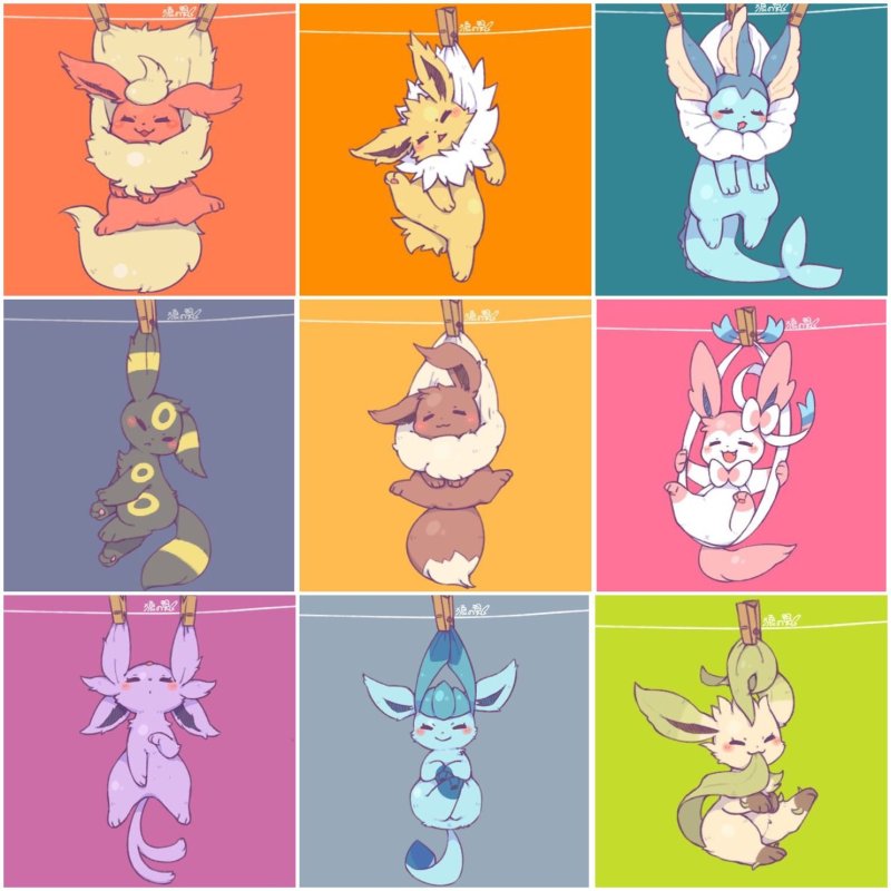 покемон eevee эволюция