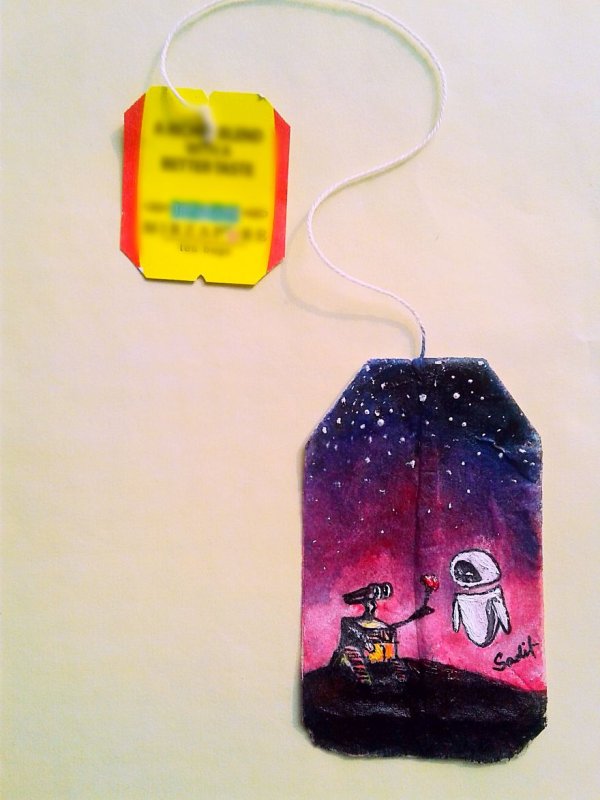 Идеи для рисунков на чайном пакетике