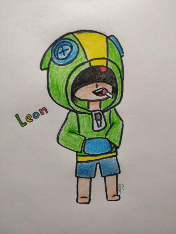 леон из бравл старса