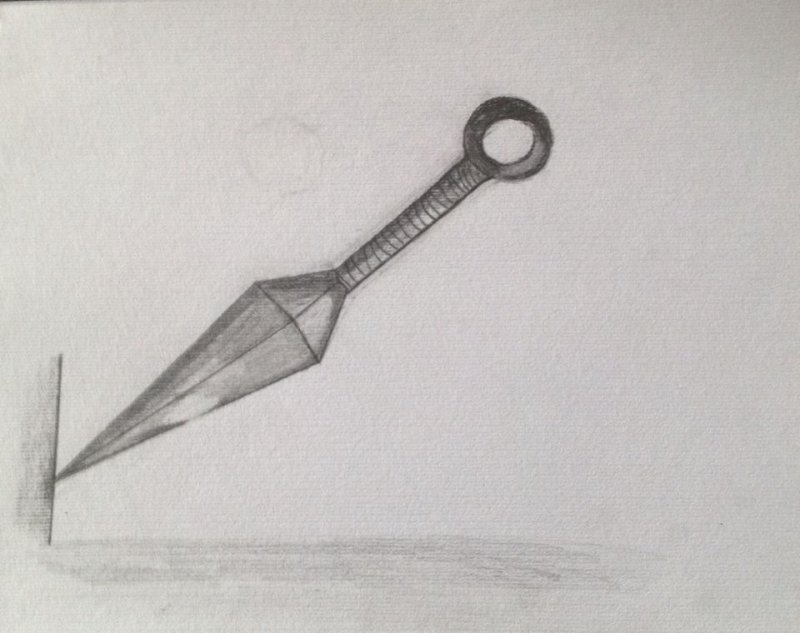 Кунай Минато 3д