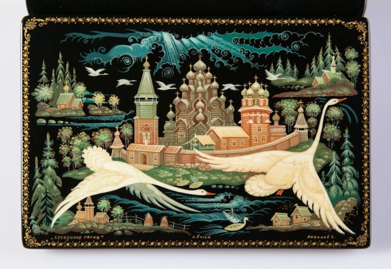 Лаковая миниатюра (Мстера, Палех, Холуй, Федоскино