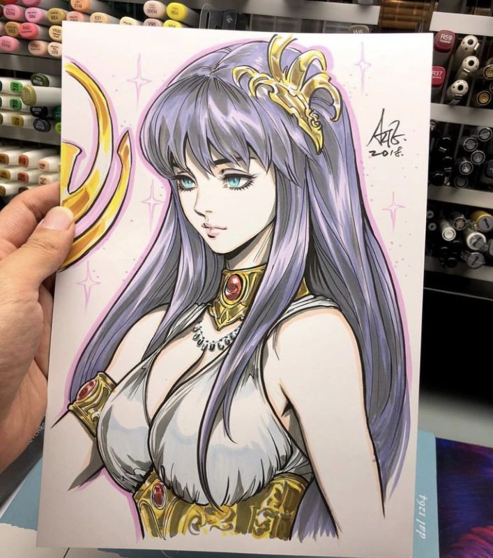 Irene of Athens anime Art