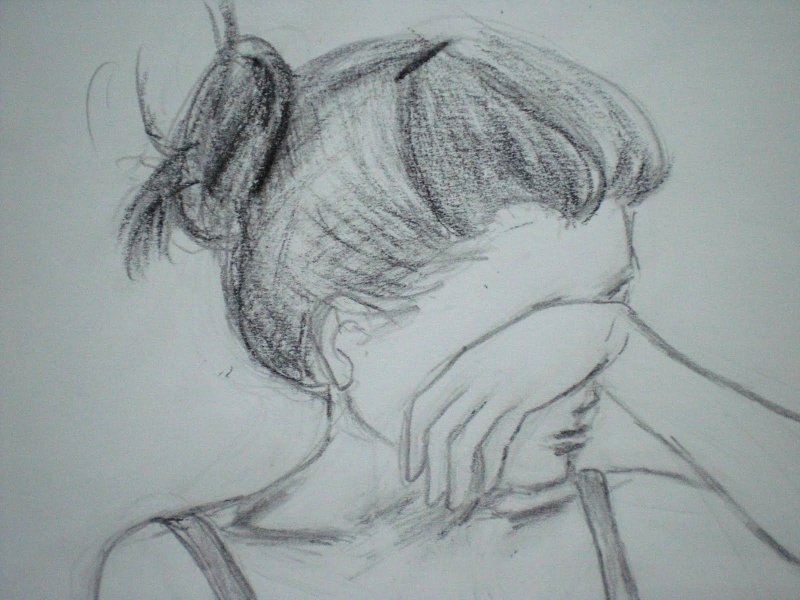 Грустные рисунки