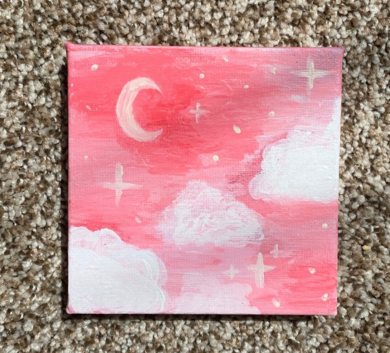 Рисунки красками из тик тока