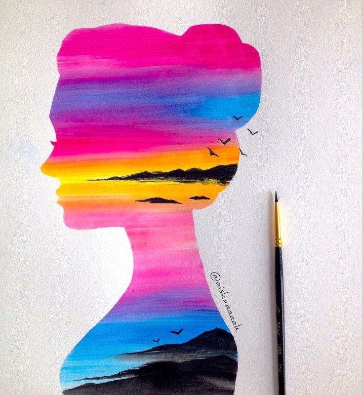 Красивые рисунки красками