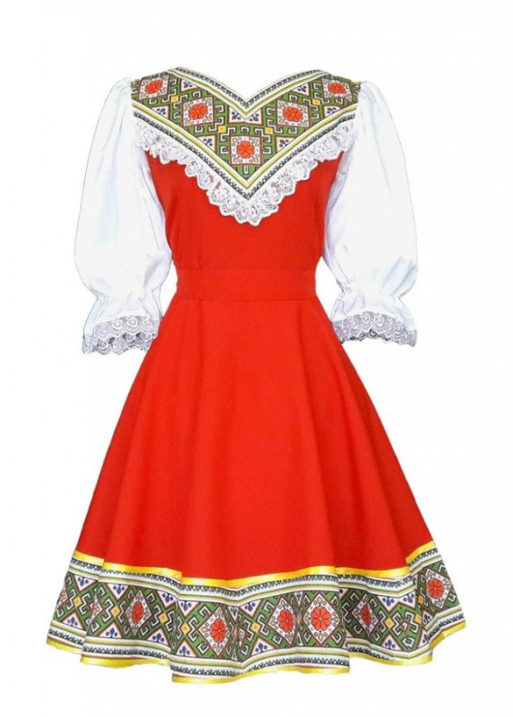 Сарафан русский народный