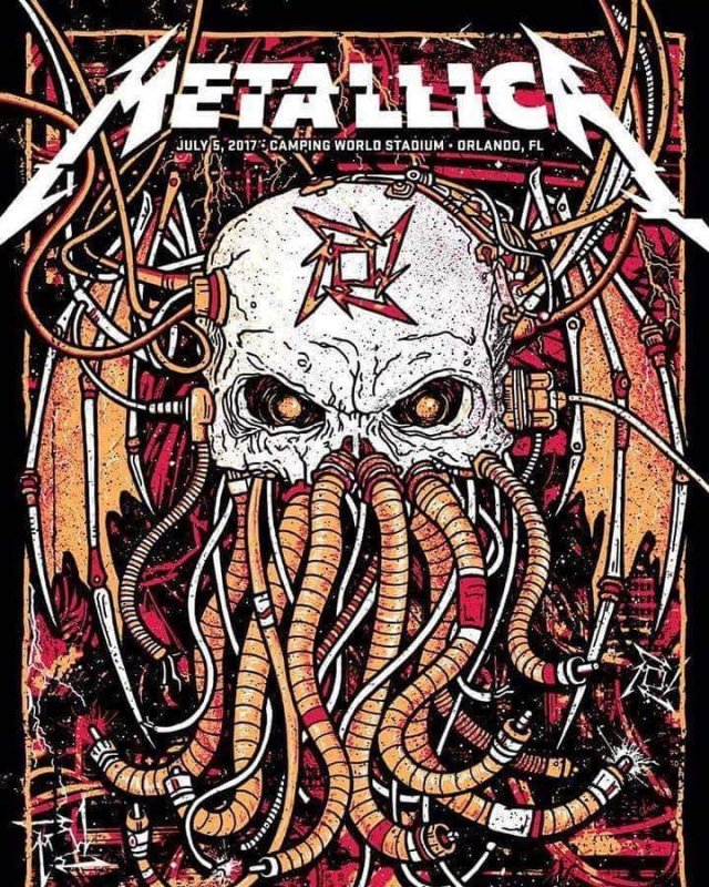 Metallica арт постеры