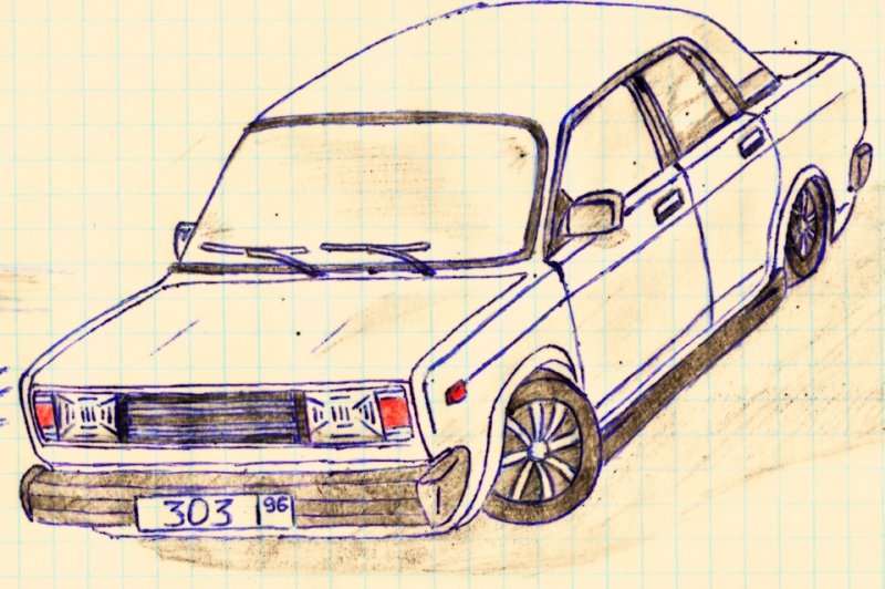 Рисунок ВАЗ 2107 БПАН