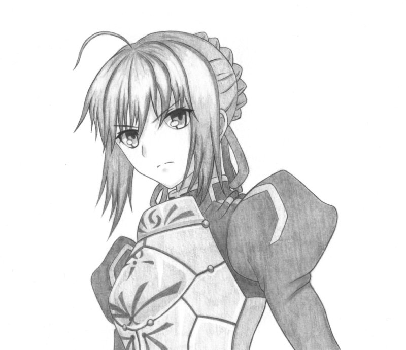 Fate рисовка