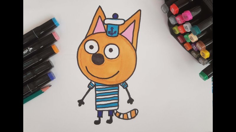 Коржик рисунок