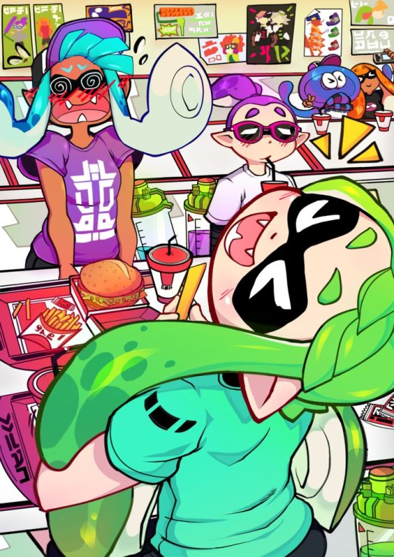 Splatoon Green Inkling