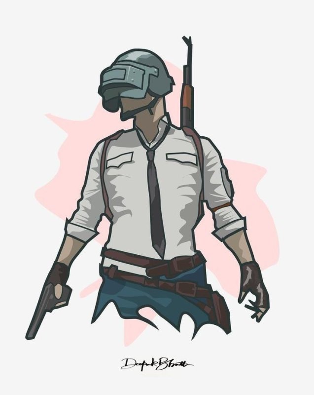 PUBG рисунок