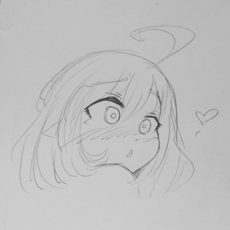 Аниме рисунки для срисовки карандашом