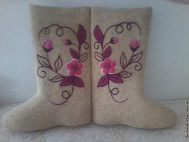 Узоры на валенках