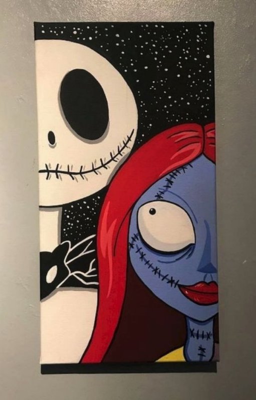 Рисунки на холсте
