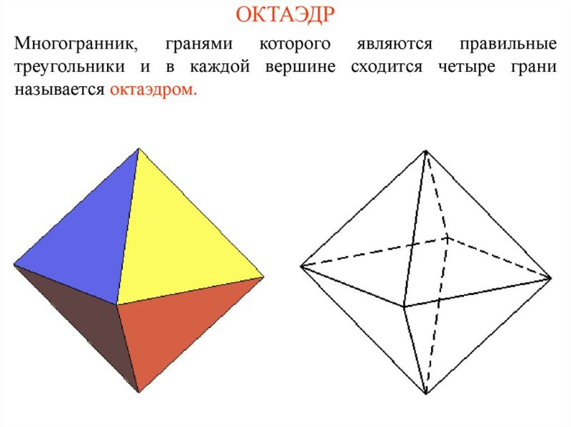 Правильный многоугольник гексаэдр