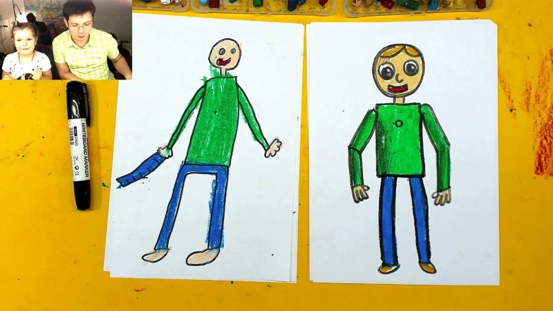БАЛДИ рисунок