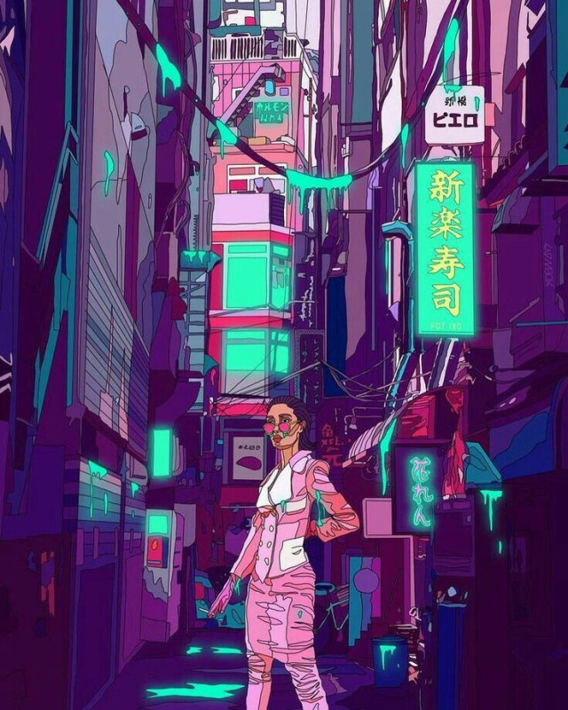 Такэмура Cyberpunk арт