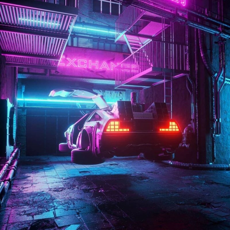 Делориан киберпанк 2077