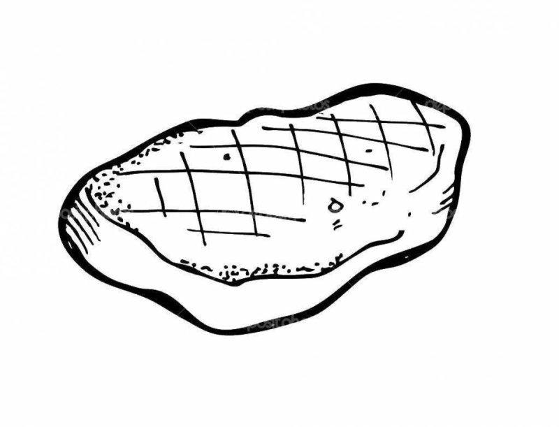 Мясо раскраска