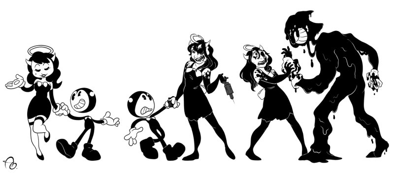 Bendy and the Ink Machine Алиса и БЕНДИ