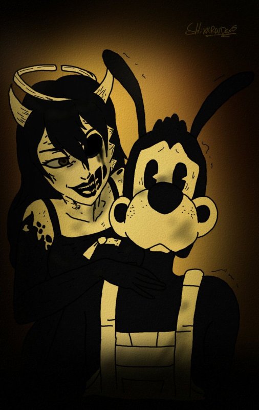 Борис Bendy and the Ink Machine арт