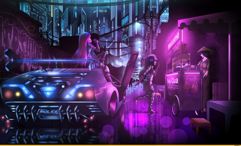 Cyberpunk 2077 арт