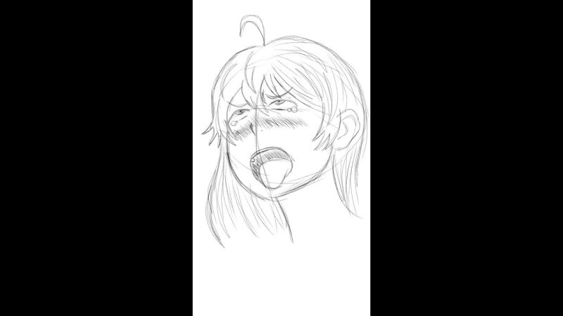 Ахегао аниме нарисовать