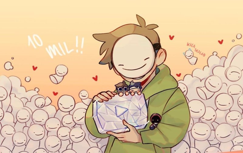 Dream smp арт Дрим