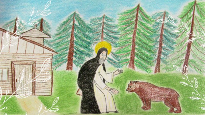 Житие Сергия Радонежского детство рисунок