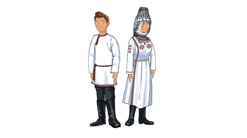 Тантамареска Чувашский национальный костюм