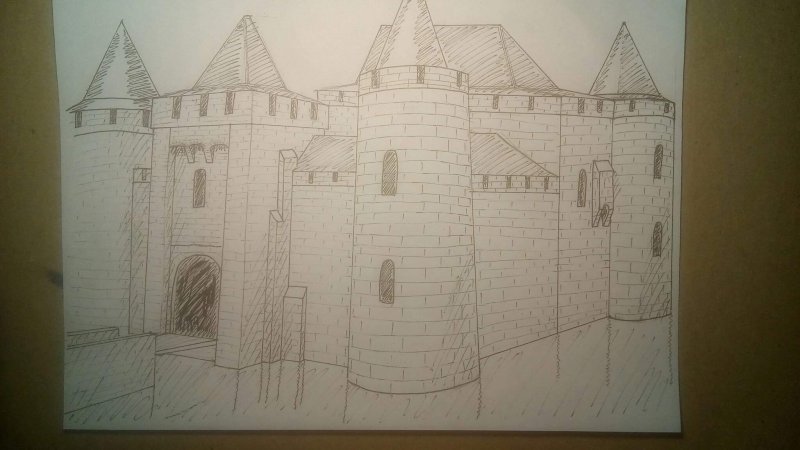 Замок для рисования