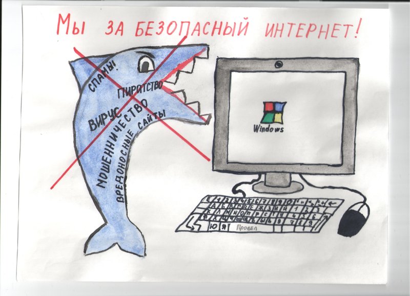 Рисунок на тему мой безопасный интернет