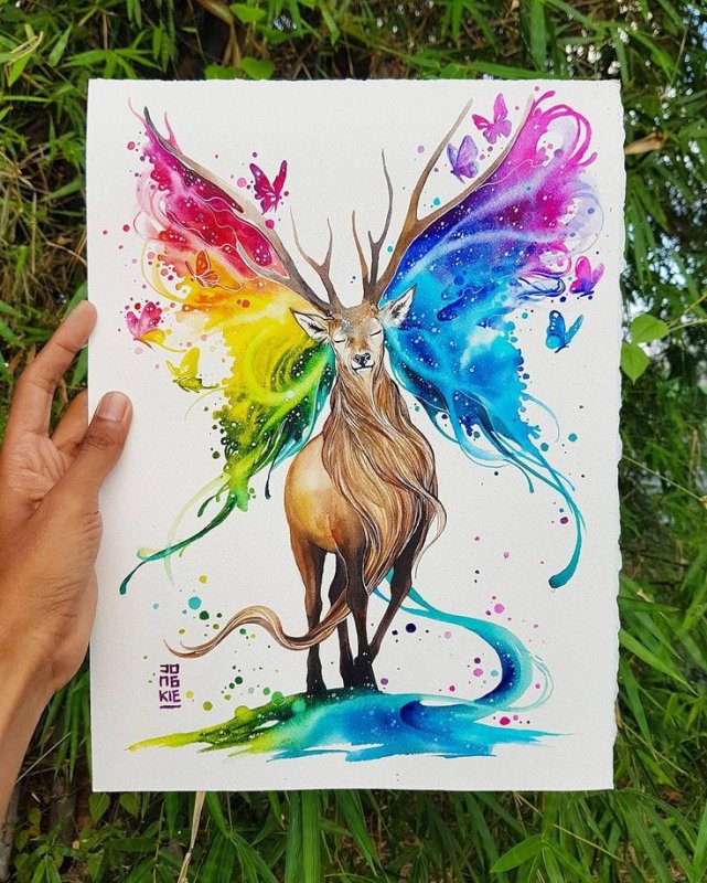 Идеи для рисунков красками