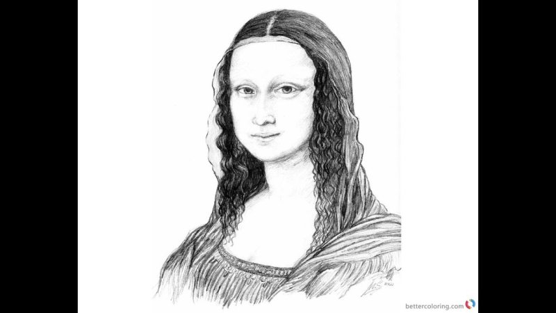 Нарисовать портрет Мона Лизы
