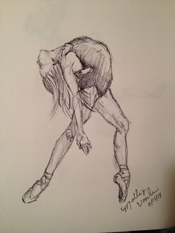 Наброски танцоров