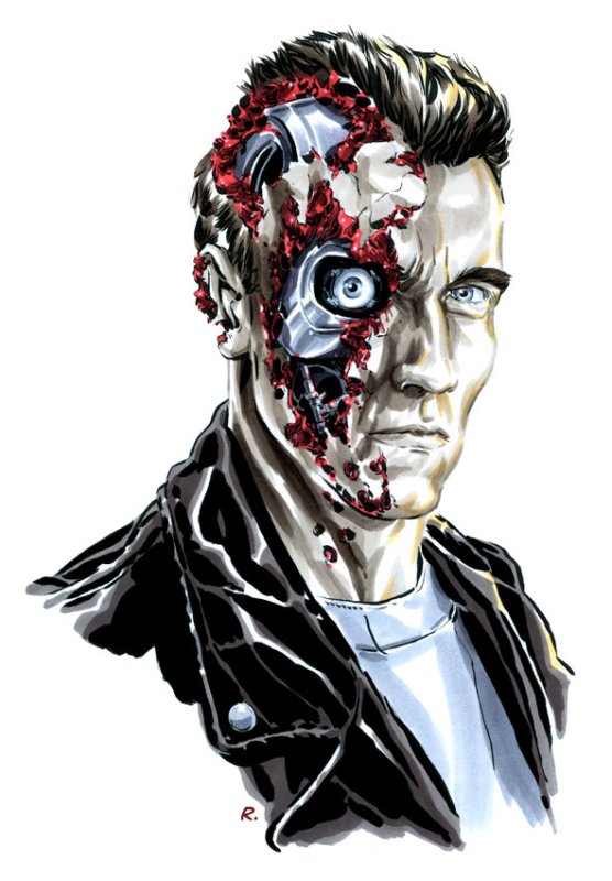 Т 800 Terminator Art