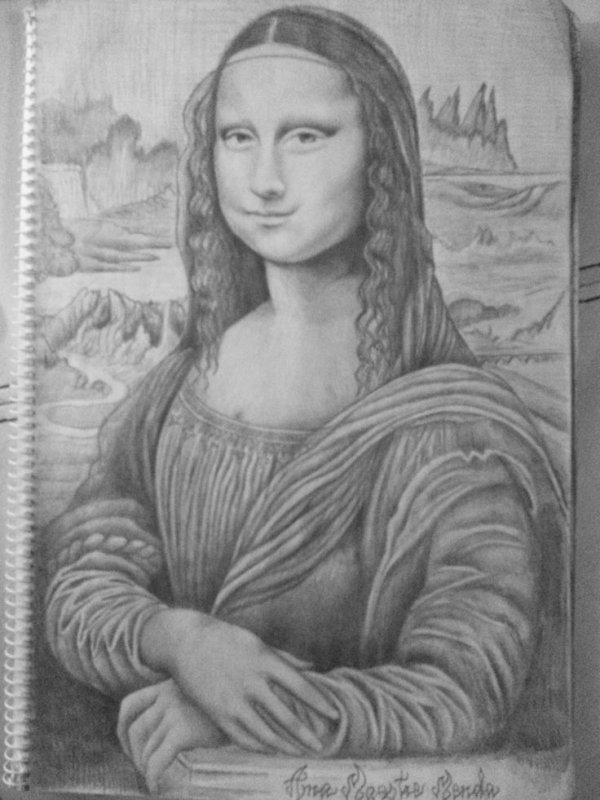 Рисунки Мона Лиза Джоконда